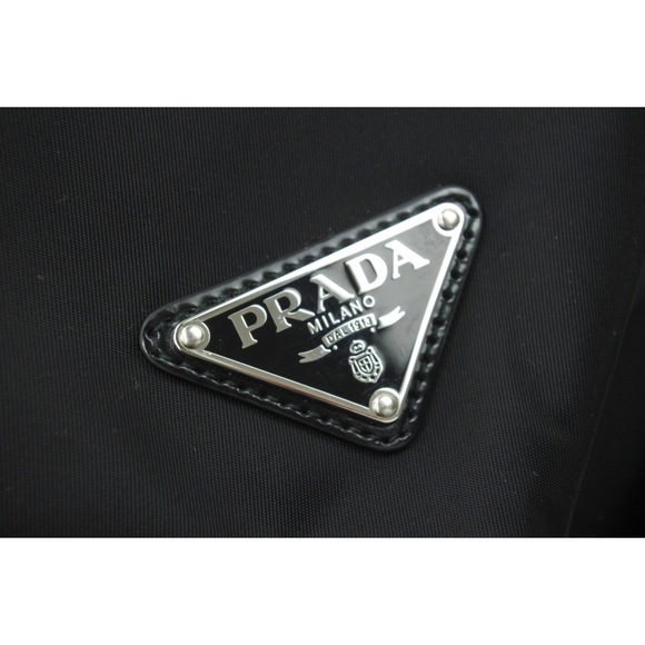 Prada Handbag Hobo Chignon Black Silver - Picture 5 of 10